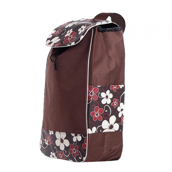 Indkøbsvogn Erstatningstaske Stor Kapacitet Oxford Stof Vandtæt til Brugsvogn Slidstærk med Sidelommer og Baglomme Trolley Taske Style F Thickened