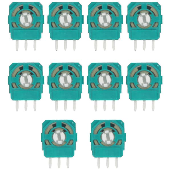 Pakke med 10 stk. 3D analog joystick-potentiometre erstatning til PS5-controller Szkyd