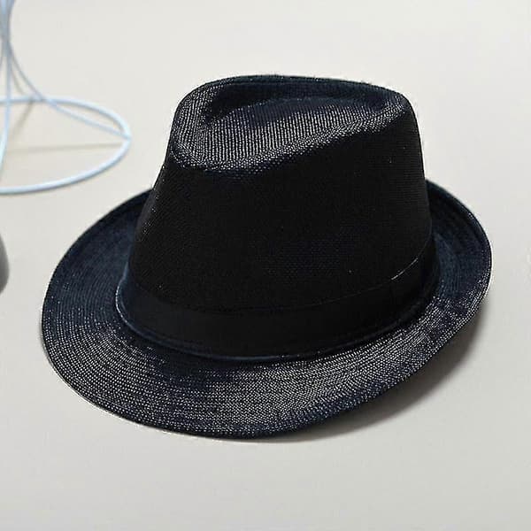 Herreternet Jazz Fedora Hat, Bowlerhat til sommer og efterår Grey