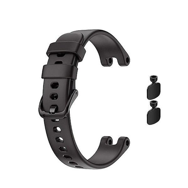 Mjuka Sportarmband i Silikon för Garmin Lily Dam Fitness Sport Armband Ersättning Black