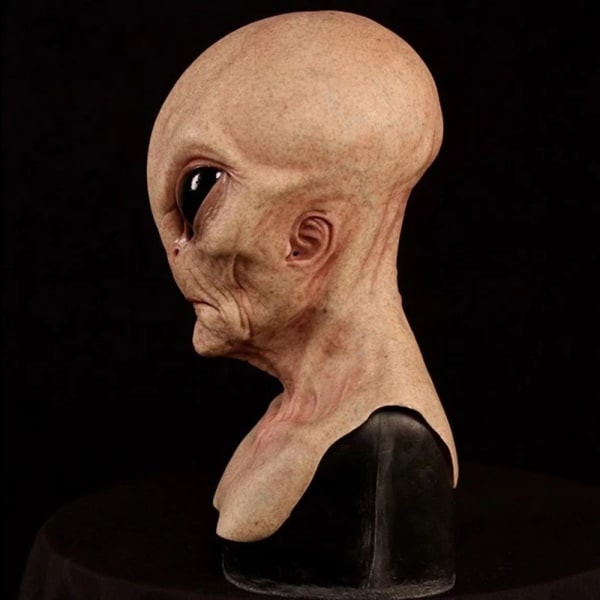 Halloween Alien Latex Mask Huva Cosplay Party Dekoration Kostym Rekvisita