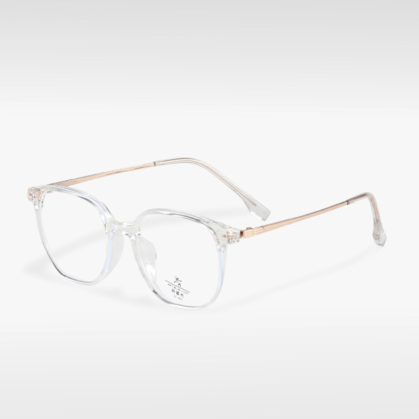 Unisex Blue Light Non-Prescription Anti-Blue Light Glasses - White Rose Gold