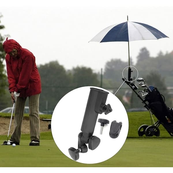 Bimirth sateenvarjoteline kärryyn, golfsateenvarjoteline kärryyn musta universaali