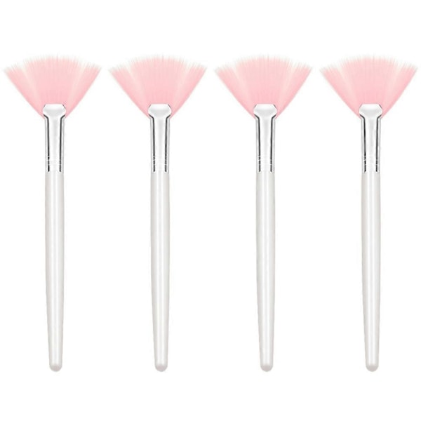 4 stk. Fan Børster Ansigts Makeup Børste Highlighting Børste Kindbensbørster