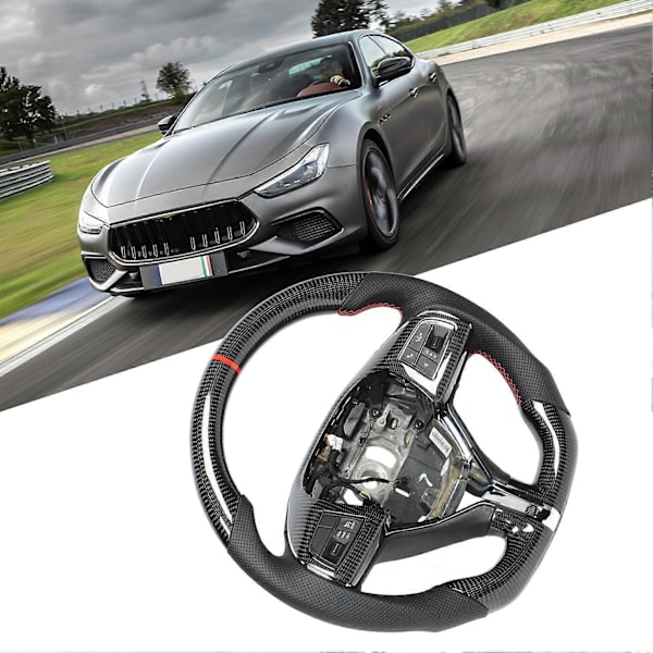 Kolfiber Ratt Perforerat Läder Ersättning För Maserati Ghibli M157 Quattroporte M156 Levante M161 20142023