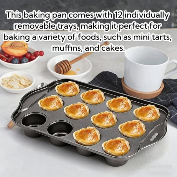 Mini rund kakeform - Ostekakebakesett for terter, muffins og bakverk