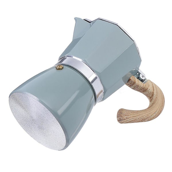 Aluminium Espresso Kaffeemaskine Percolator Komfurtop Gryde Kande i Italiensk Stil Red 300ML