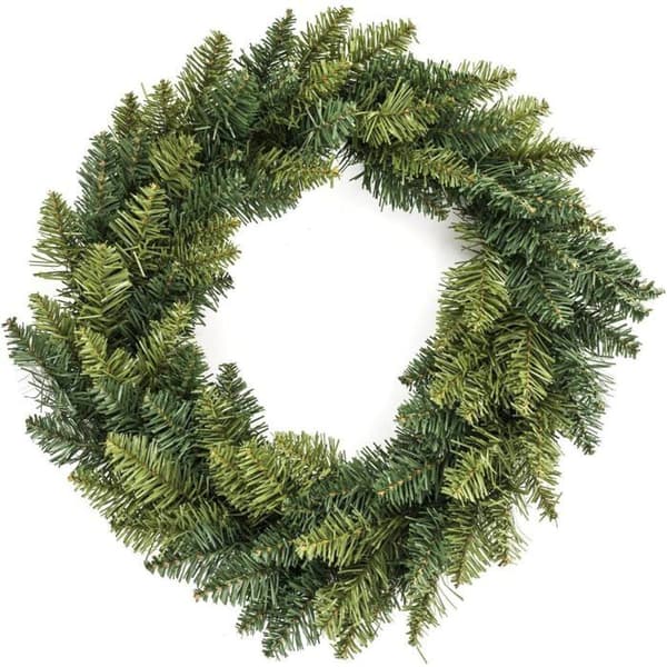 Juledekoration Kunstig Krans Grøn 2 Nuancer D 40 cm