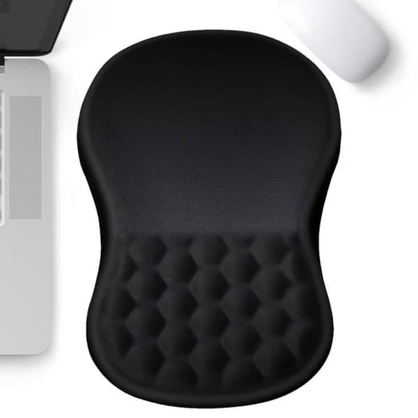 Ergonomisk sklisikker musematte med håndleddsstøtte, for kontor og spilling