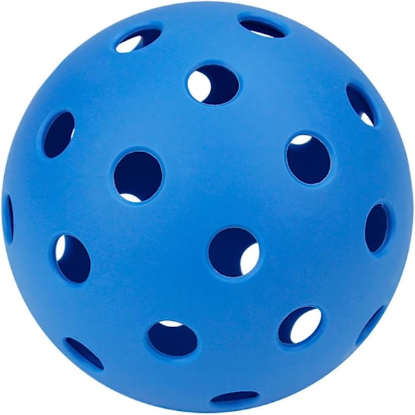 3-pack Pickleballbollar 40 hål Utomhus Pickleballbollar ihåliga träningsbollar med flera färger Blue