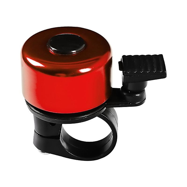 Par Aluminium cykelklocka mountainbike landsvägscykel ljud styre alarm ring säkerhet Red