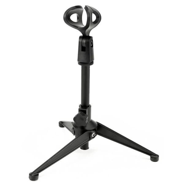 Bordmikrofonstativ Tripod 18-25cm - Sammenleggbart - Kompatibelt med de fleste mikrofoner