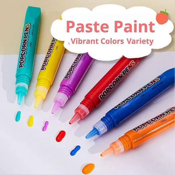 Popcorn-kynä, 3D-taikapiirustuskynä 12pcs Horizontal layout