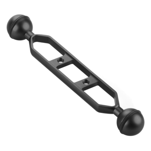 7.0 tum 17.7cm Dubbelkulaarm i Aluminiumlegering, Kuldiameter: 25mm Black