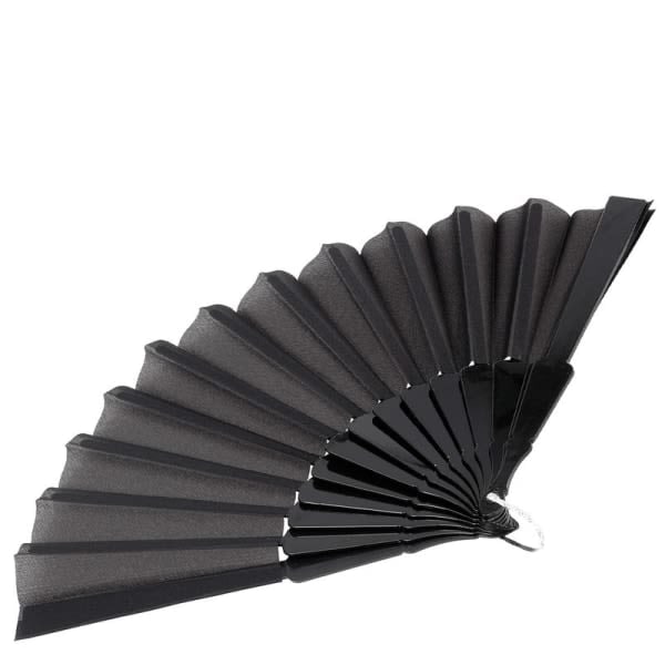 Plastic fan - Black Fan Black one size