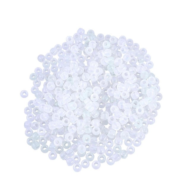 250 st Flerfärgade UV-pärlor i plast, klara pärlor som magiskt ändrar färg, UV-reaktiva ponnypärlor för smyckestillverkning