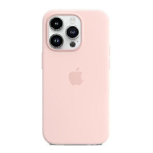 Silikon Telefondeksel Kompatibelt Med Iphone 14pro - ya01 Chalk Pink