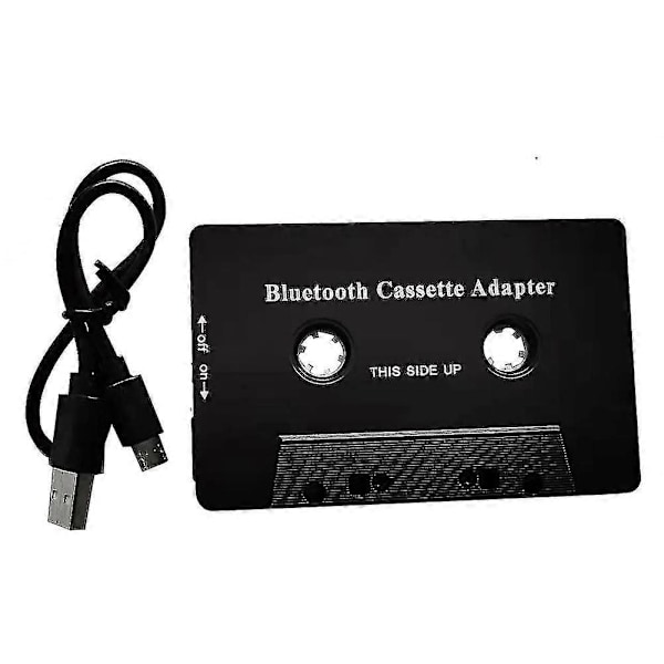 Universal Kassette Bluetooth 5.0 Audio Bilbånd Aux Stereo Adapter Med Mic Til Telefon Mp3 Aux Kabel