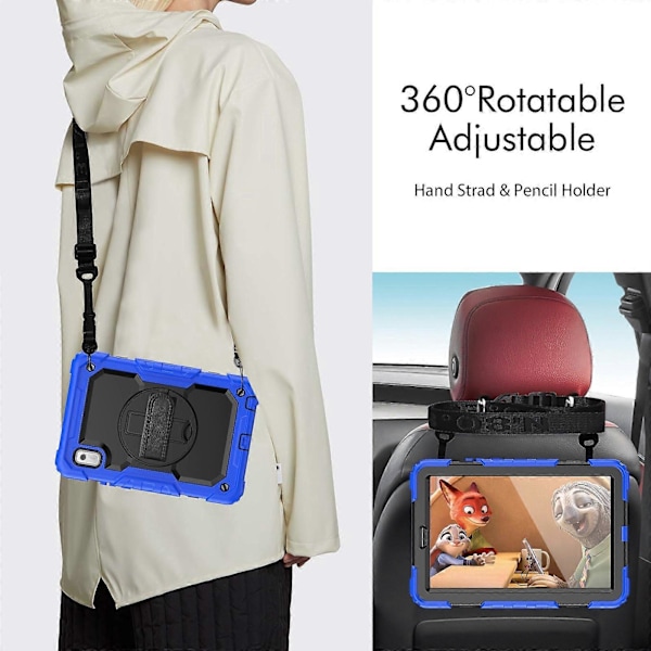 Silikon Hybrid PC-deksel for Lenovo Tab M9 Blue