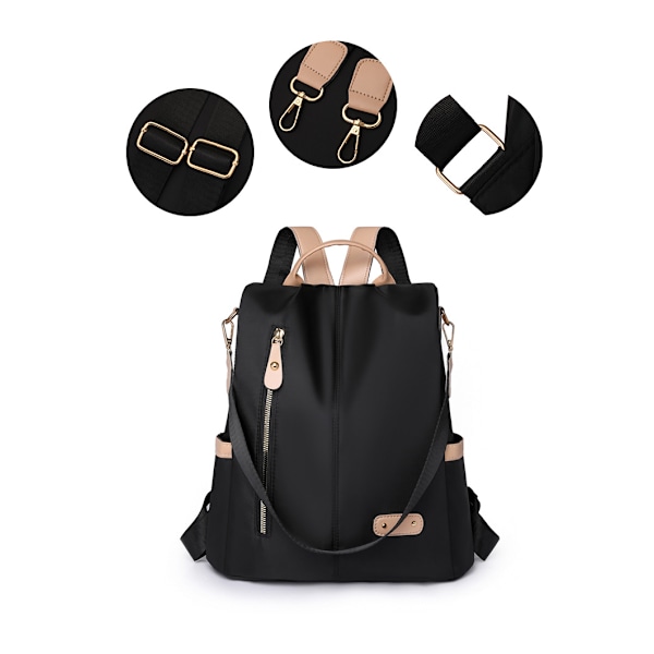 Varkaudenestoreppu naisille ja tytöille, monipuolinen käytettäväksi olkalaukkuna tai crossbody-laukkuna Gray