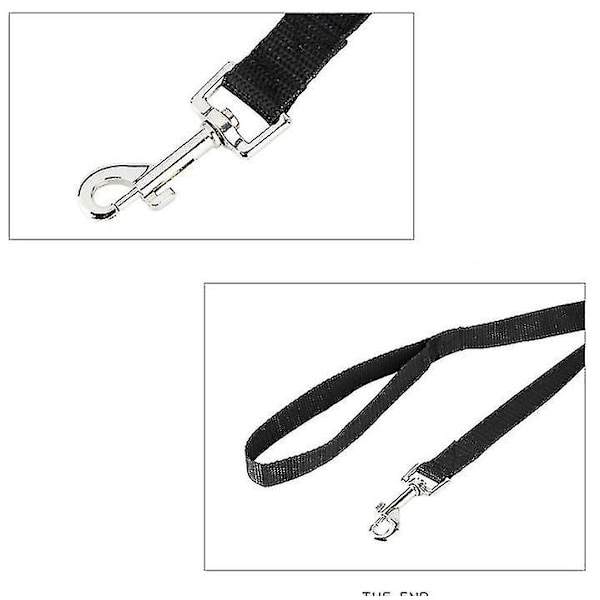 50m lemmikkikoiran talutushihna, ulkoilutalutushihna suurille koirille black 12m*2cm