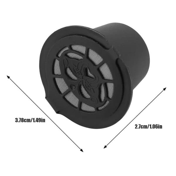 Återanvändbara kaffekapslar - 6-pack - Påfyllningsbart filter 1,5x1,1\" - Kompatibelt med kaffekapslar
