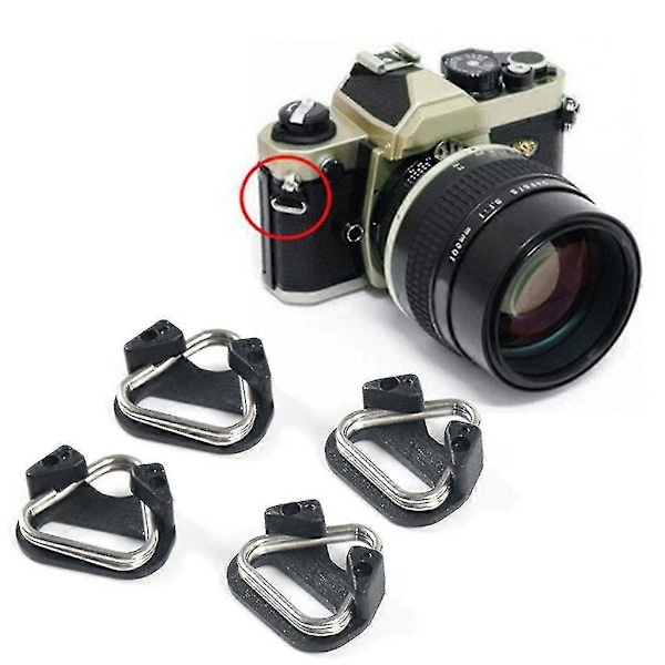 4 stk. Stærk Kamerarem Trekant Split Ringe Adapter Til Panasonic/fuji Dslr