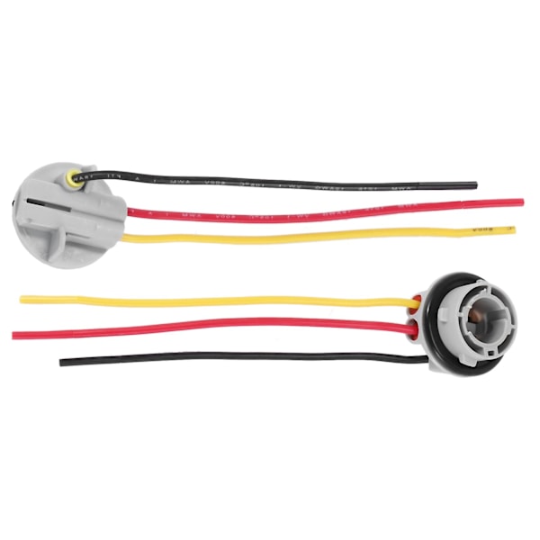 2 stk. 1157 Bay15D Lampeholder Pærer P21/5W Adapter Sokkelkontakt Plast Bil Tilbehør For Brems