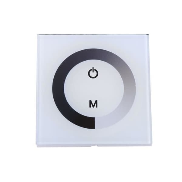 Lysstyring - Hvid - Touch lysdæmper - DC 12V-24V - 96W - 4A Max