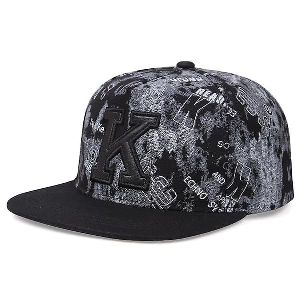 Baseballcaps med bokstaver Dark khaki adjustable