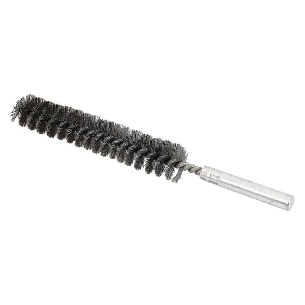 2x 17cm Lengde 20mm Diameter Rustfritt Stål Wire Rør Rengjøringsbørste