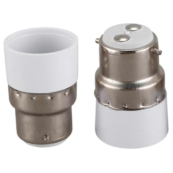 AC 220V B22 til E14 Base Sokkel Lys Lampe Pære Adapter Holder 4 stk