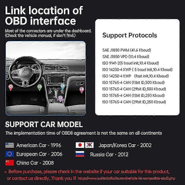 Elm327 V1.5 Obd2 Scanner Bluetooth 4.0 Obd 2 Bil Diagnostikverktyg För Ios Android Pc Elm 327 Scanner Obdii LäSare