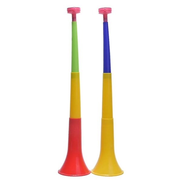 Blåshorn Vuvuzela Festivaler Raves Evenemang Slumpmässiga färger Europe Cup World Cup