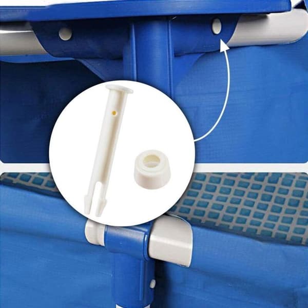 Intex plastpoolstift – pooltätningar – lämpliga för runda och rektangulära metallramar