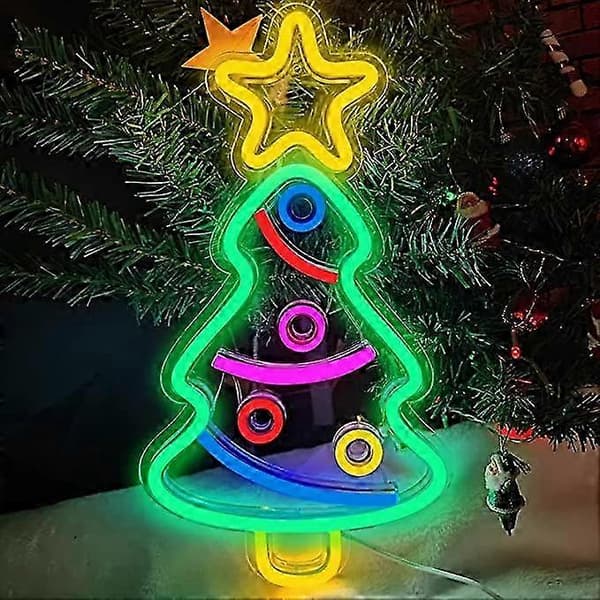 1 st Julgrans Neonskylt, Julgranar LED
