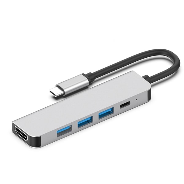 Udvidelsesdocking alt-i-en Hub Type c til HDMI 4k USB til bærbar mobiltelefon - perfekt
