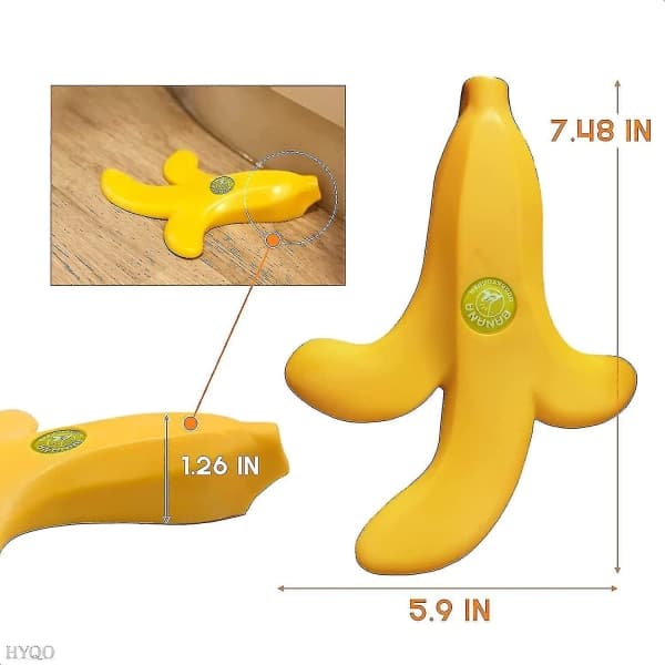 Dørstopper formet som en banan - søt dørstopper