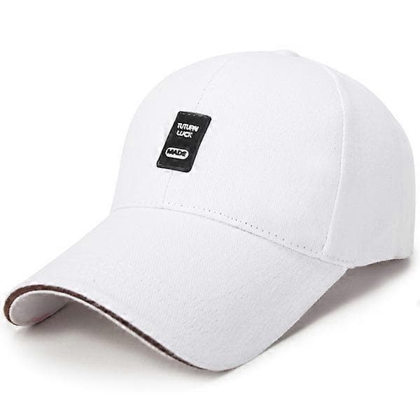 Baseballcaps for menn, for vår og høst, golf, baseball White