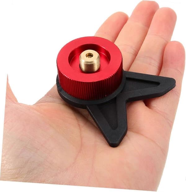 Gassbeholderkonverterhode for campingadapter messing gasspåfyllingsadapter