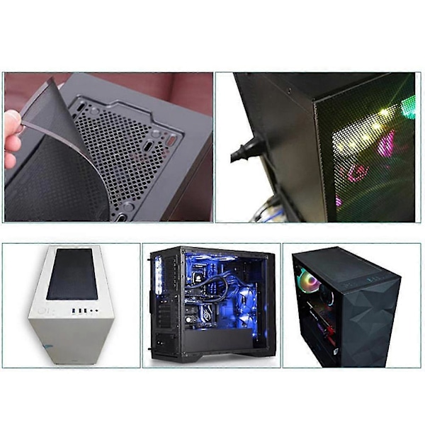 Tietokoneen Verkko 30x50cm Pölysuodatin PC DIY PVC Kotelotuulettimen Jäähdyttimen Pölysuodattimelle