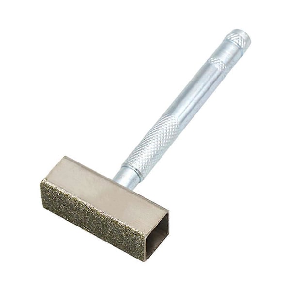 1 stk. slipehjulavretter diamant slipehjulavretter stein benksliper avrettingsverktøy for retting av sliping og avgrading Silver Size L