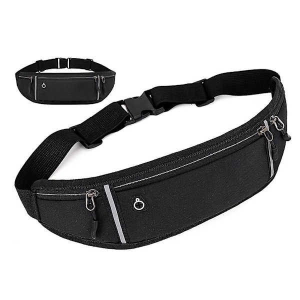Löpningsbälte Midjeväska Sport Löparväska Black