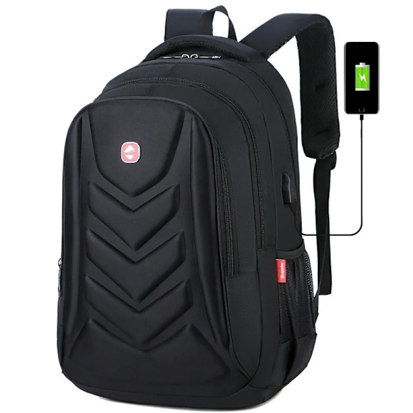 Stor business computertaske rygsæk, skole skoletaske Black