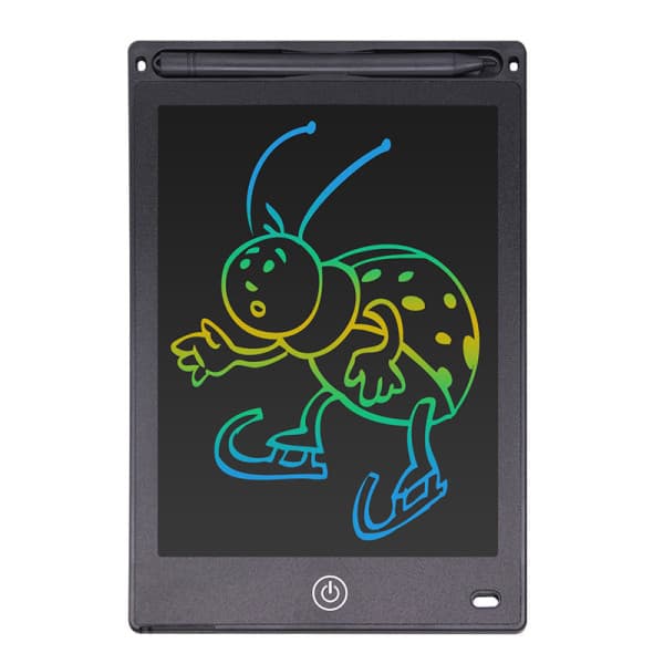 Digitalt tegnetablet til børn - Praktisk LCD, 8,5 \" tablet + pen Sort