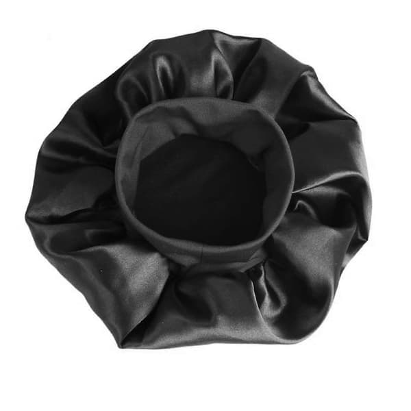4 Stykker Satin Sovehætte Elastisk Bred Bånd Hat Nat Sove Hovedbeklædning
