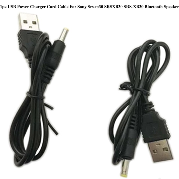 USB charger cable for Sony Srs-m30 SRSXB30 SRS-XB30