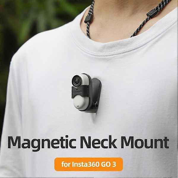 För Sunnylife Insta360 GO3 Bröst Magnetisk Halsfäste Förbättrad Filmning