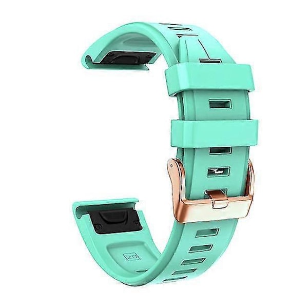 Udskiftningsrem til Garmin Fenix 5S Plus 6S Pro, Silikone 20mm Smartwatch armbånd høj kvalitet Green