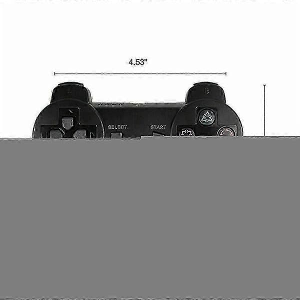 For PS3 trådløs Bluetooth 3.0-kontroller spillhåndtak fjernkontroll gamepad AU-lager Black